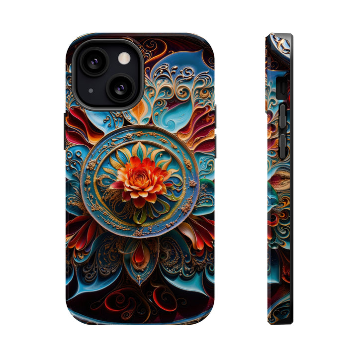 Intricate Floral Mandala - MagSafe Tough Case
