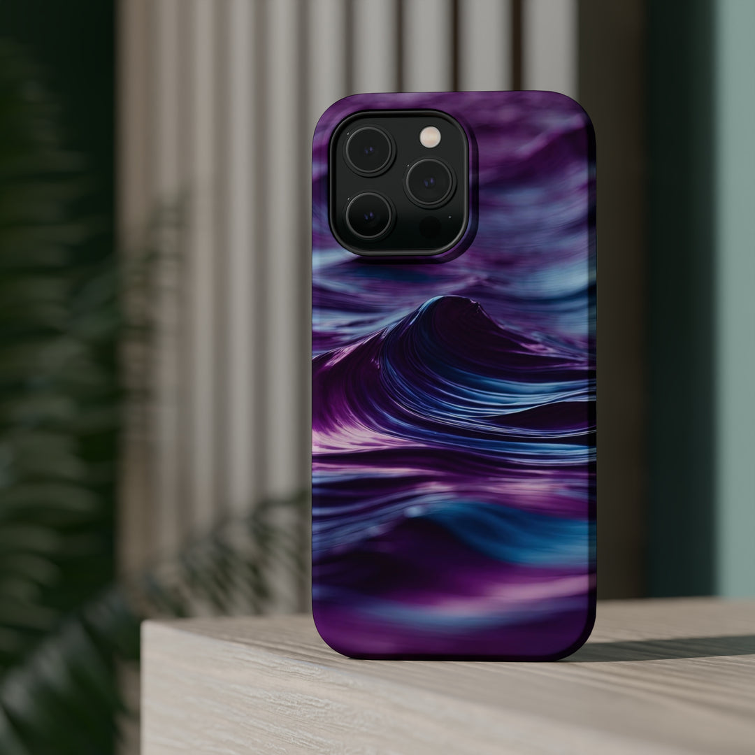 Purple Ocean Waves - MagSafe Tough Case