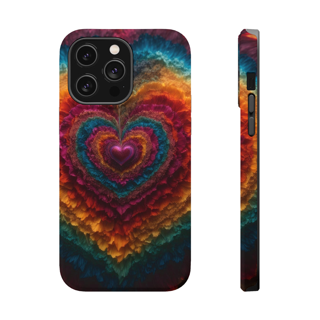 Vibrant Heart Layers - MagSafe Tough Case