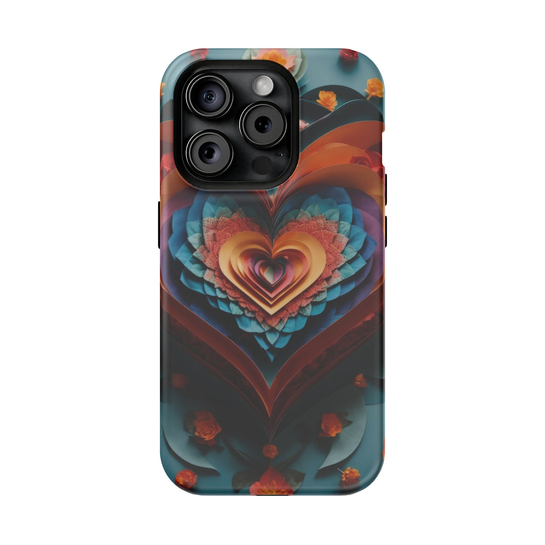 Blooming Heart Layers - MagSafe Tough Case