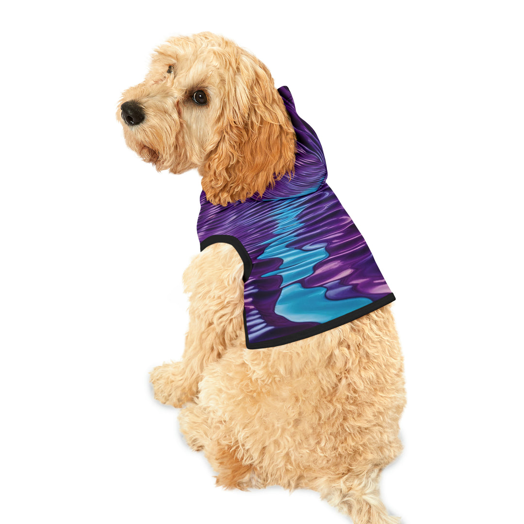 Amethyst Waves Illusion - Pet Hoodie