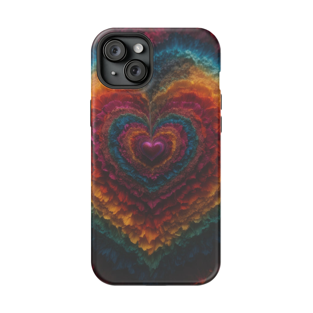 Vibrant Heart Layers - MagSafe Tough Case