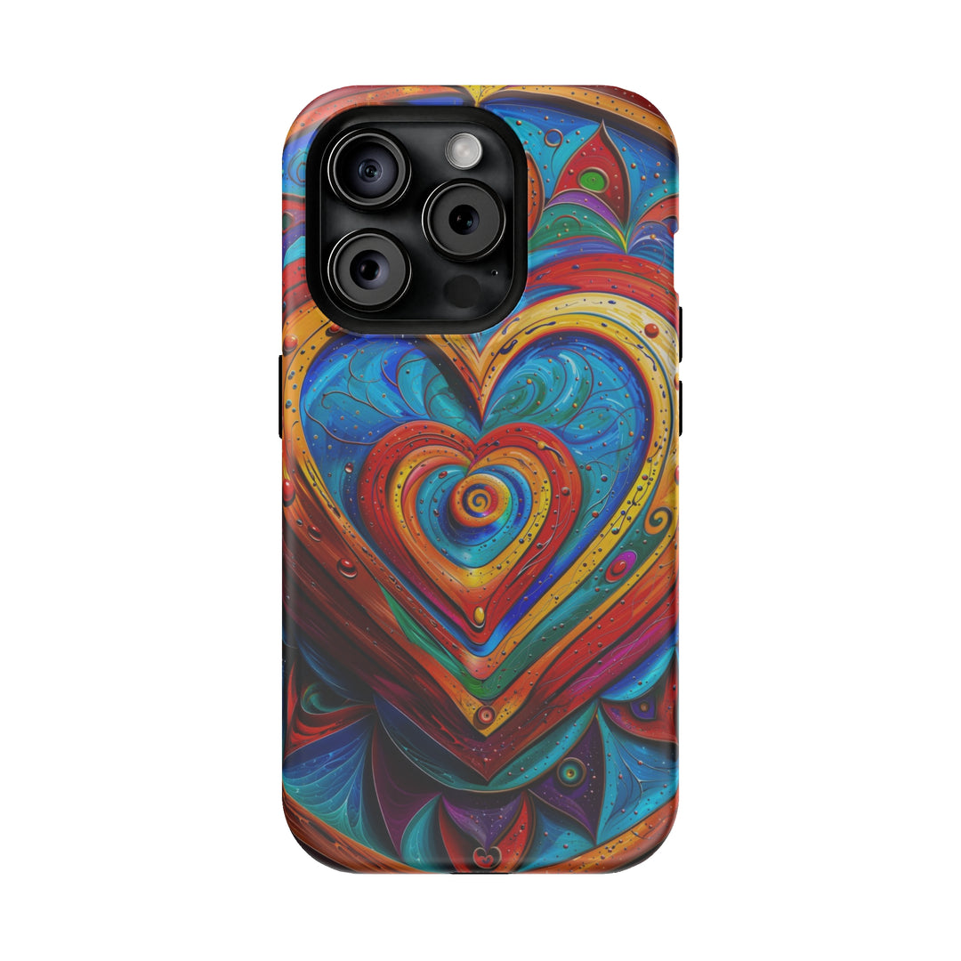 Vibrant Love Spiral - MagSafe Tough Case