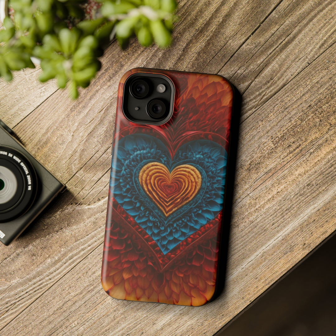 Vibrant Heart Layers - MagSafe Tough Case