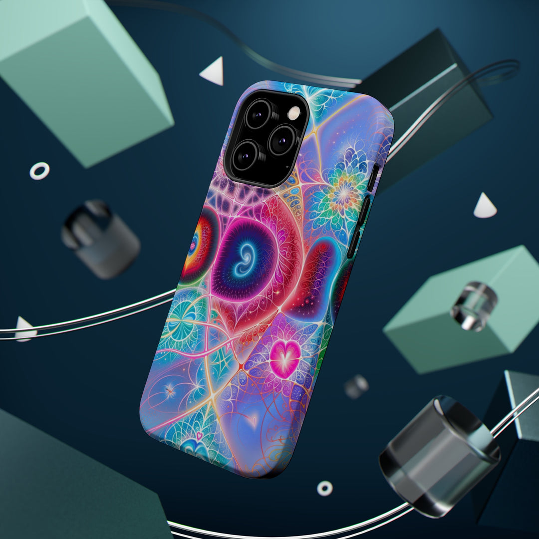 Vibrant Fractal Blossoms - MagSafe Tough Case