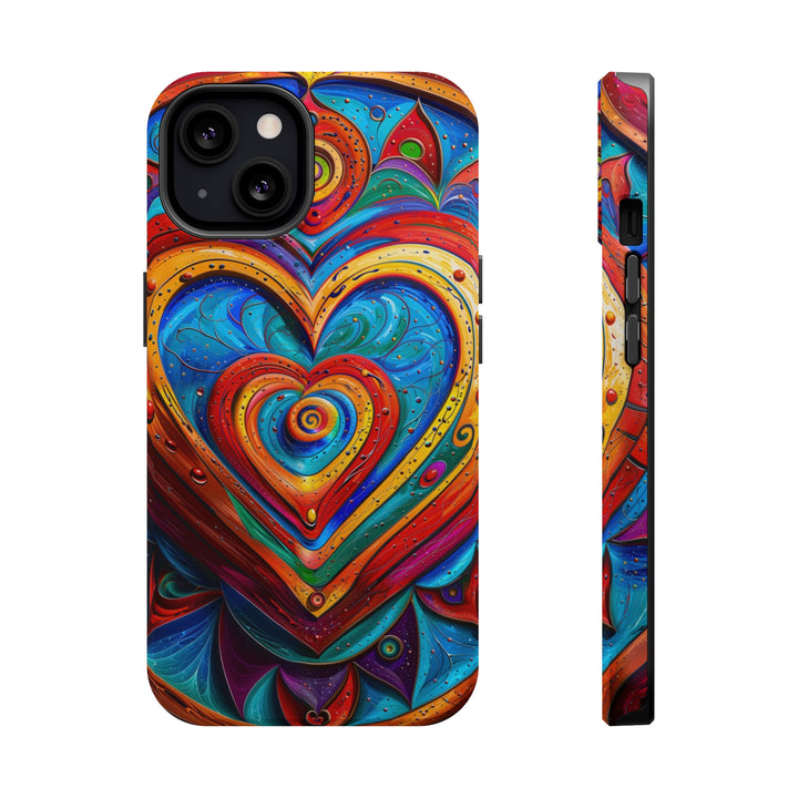 Vibrant Love Spiral - MagSafe Tough Case