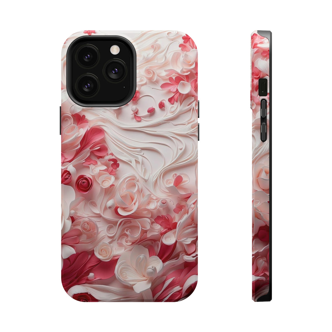 Floral Swirls Abstraction - MagSafe Tough Case