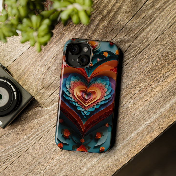 Blooming Heart Layers - MagSafe Tough Case