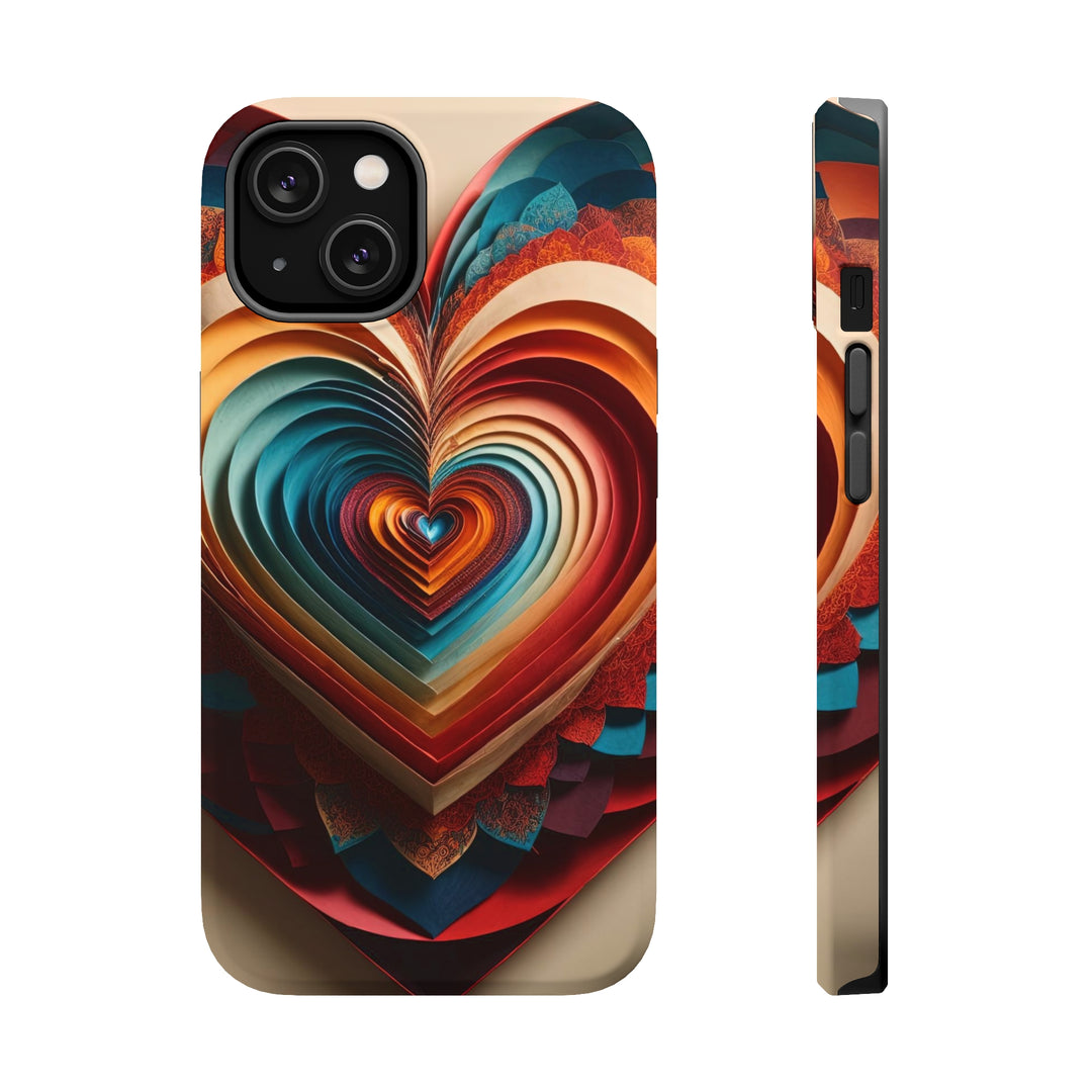 Vibrant Paper Heart - MagSafe Tough Case