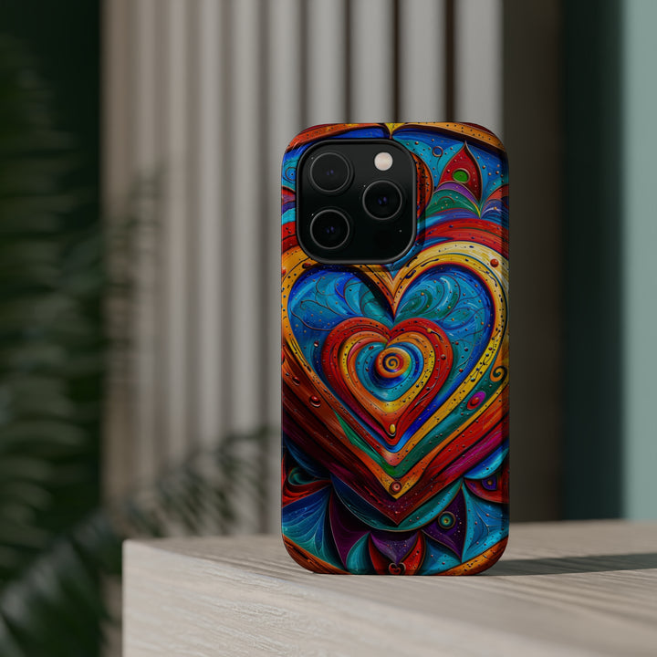 Vibrant Love Spiral - MagSafe Tough Case