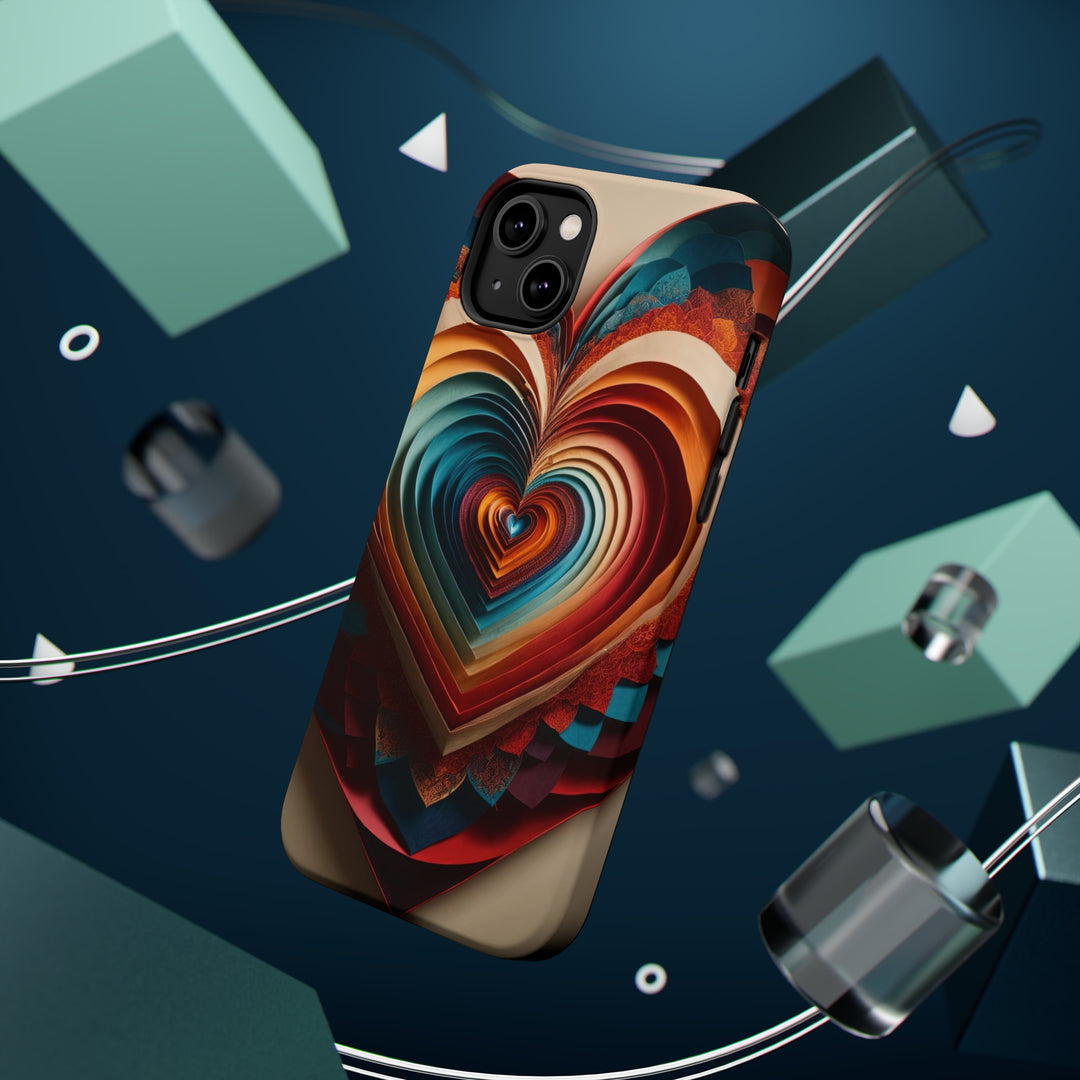 Vibrant Paper Heart - MagSafe Tough Case