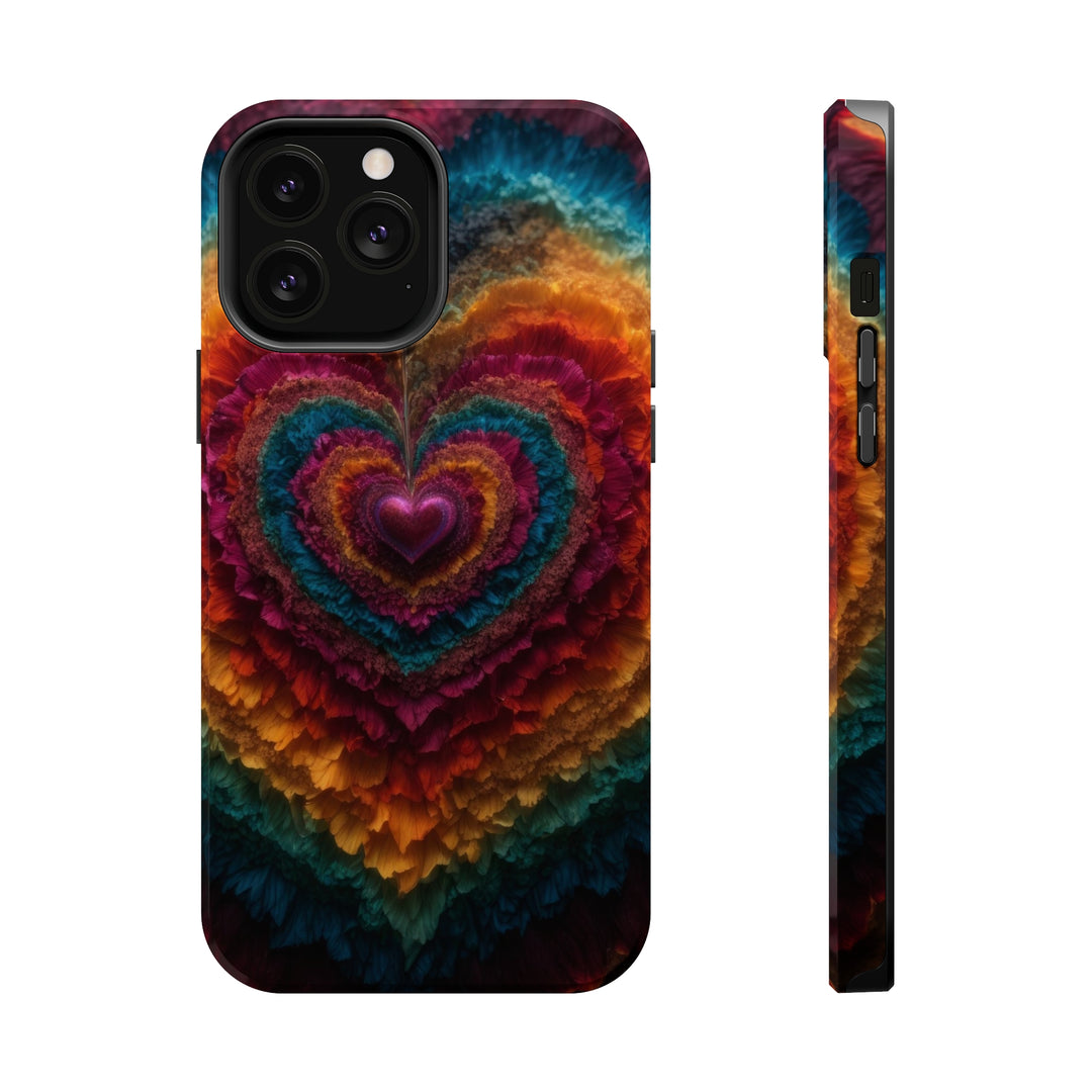 Vibrant Heart Layers - MagSafe Tough Case