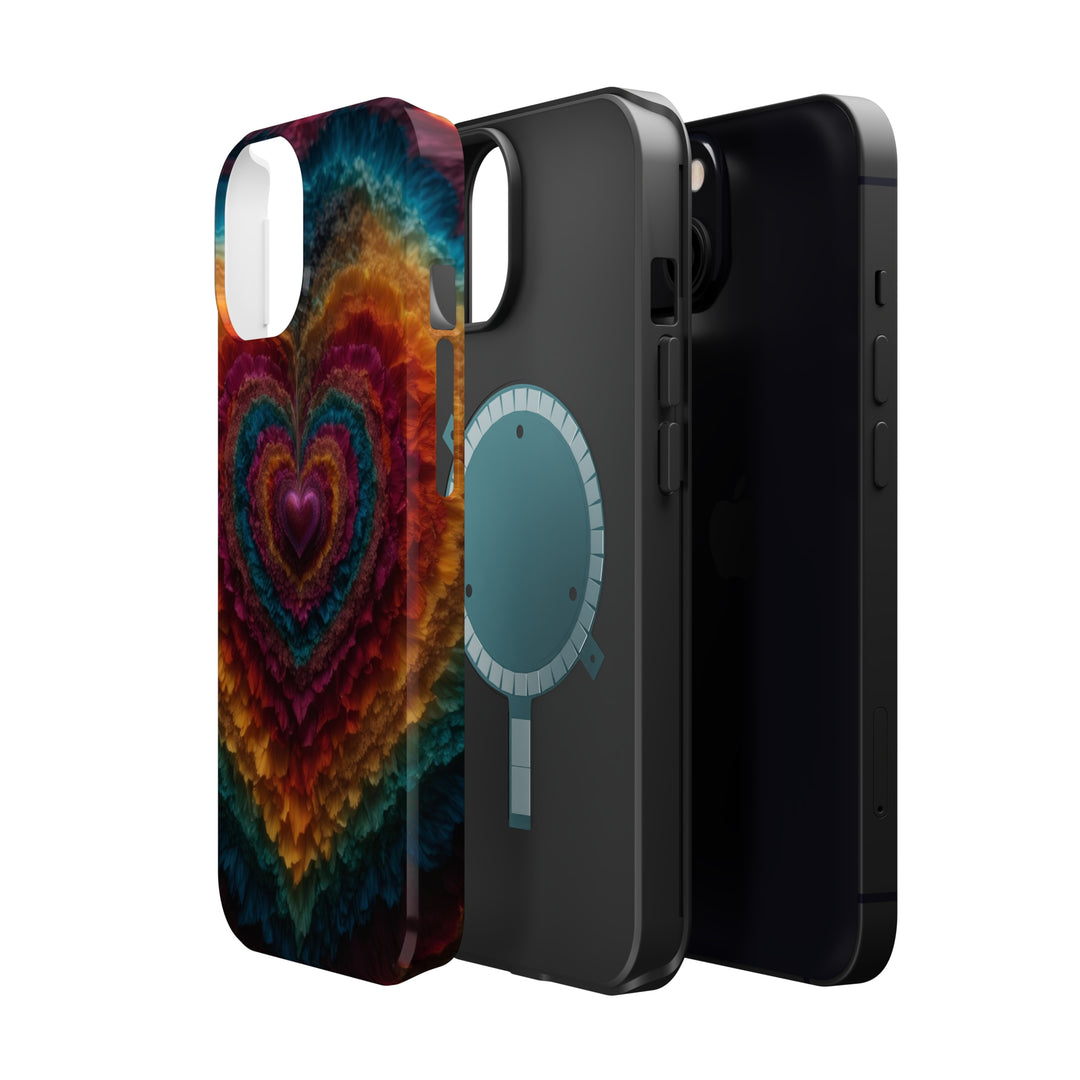 Vibrant Heart Layers - MagSafe Tough Case