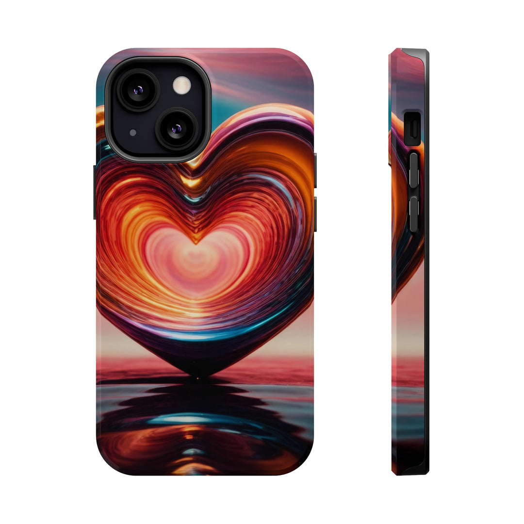 Vibrant Swirling Heart - MagSafe Tough Case