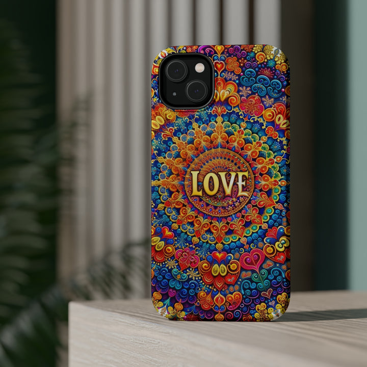 Vibrant Love Mandala - MagSafe Tough Case