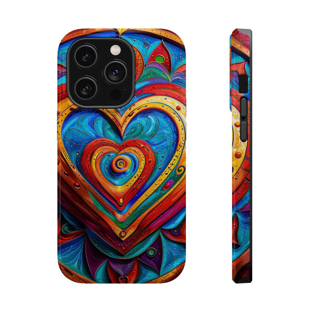 Vibrant Love Spiral - MagSafe Tough Case