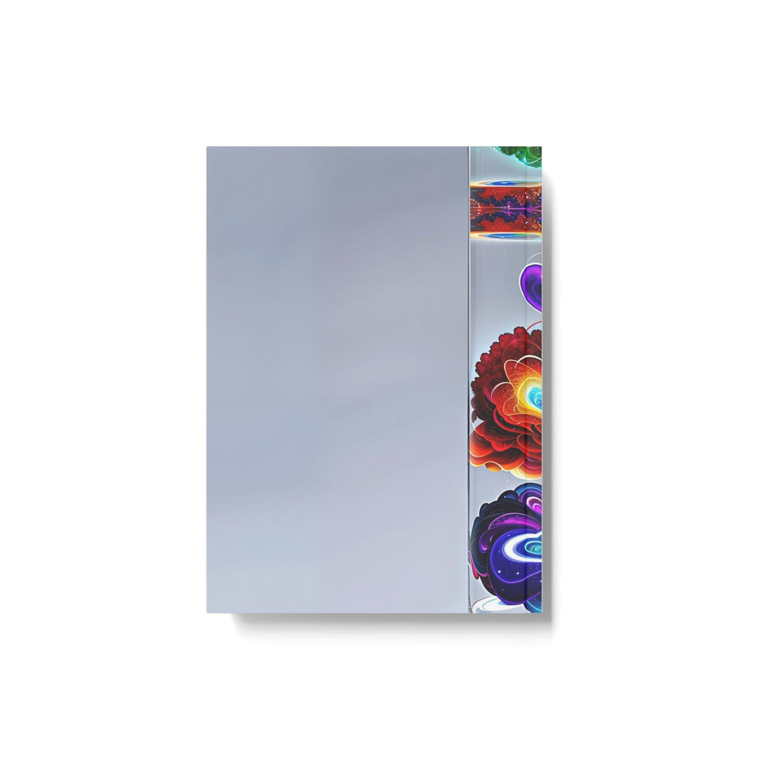 Abstract Chromatic Hearts - Hard Backed Journal - Paper products - g(0D·IO) - Graph - A5 - White