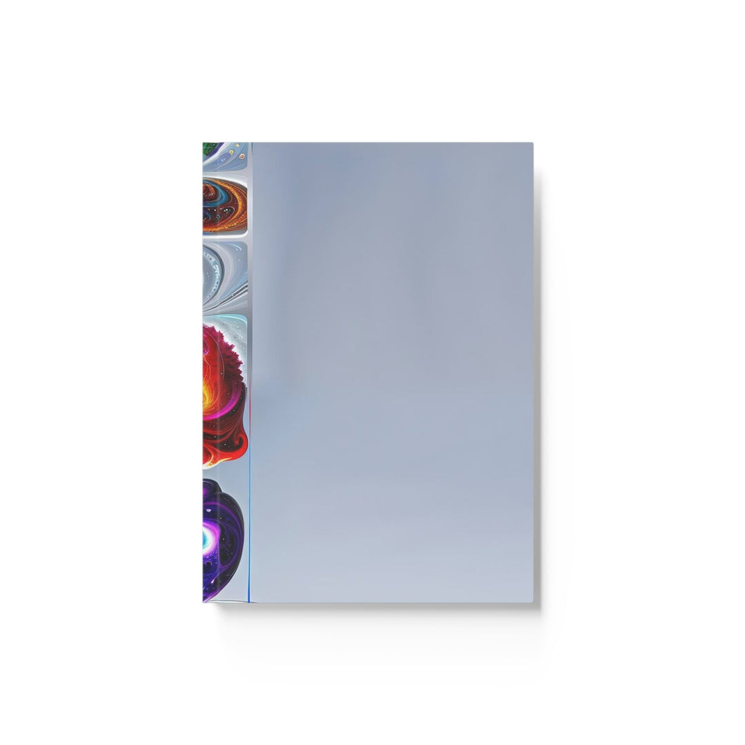 Abstract Chromatic Hearts - Hard Backed Journal - Paper products - g(0D·IO) - Graph - A5 - White