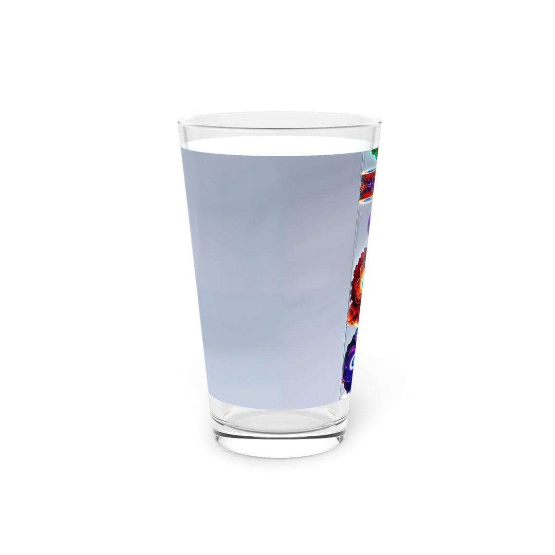 Abstract Chromatic Hearts - Pint Glass - Mug - g(0D·IO) - 16oz - -