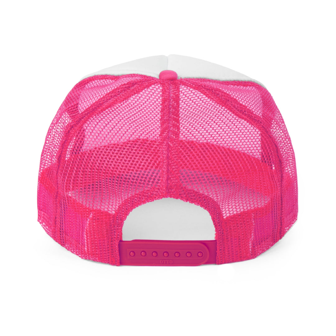 Abstract Chromatic Hearts - Trucker Hat - Hats - g(0D·IO) - Pink - One size -