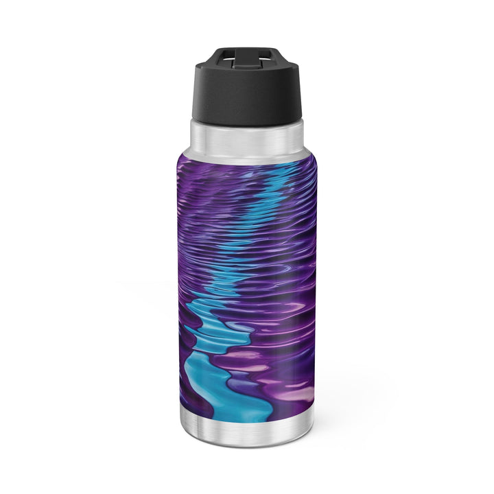 Amethyst Waves Illusion - Gator Tumbler 32oz - Mug - g(0D·IO) - Silver - 32oz -