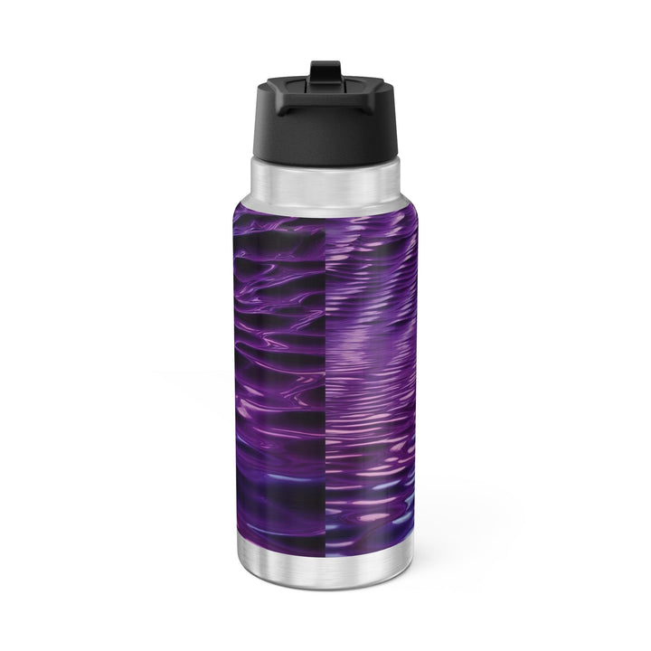 Amethyst Waves Illusion - Gator Tumbler 32oz - Mug - g(0D·IO) - Silver - 32oz -