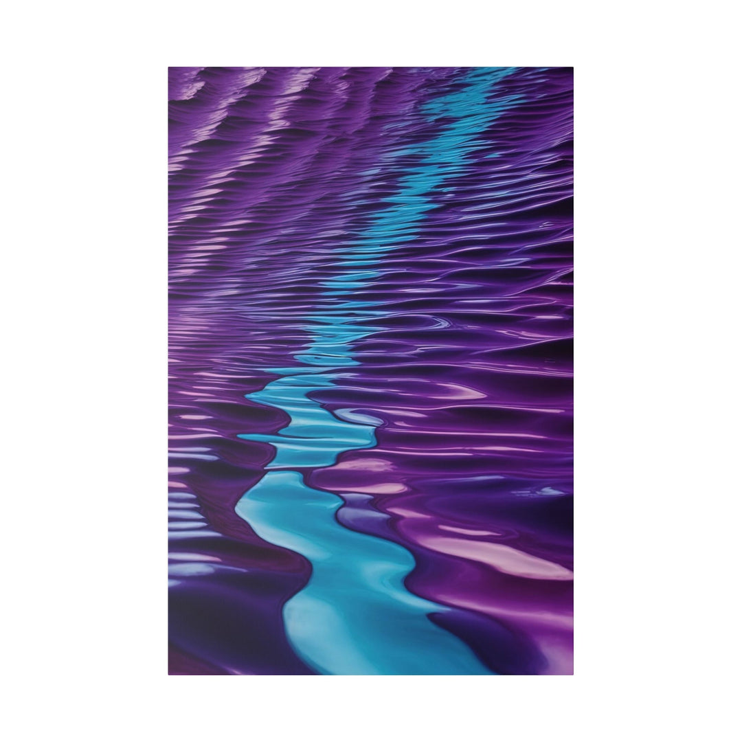 Amethyst Waves Illusion - Matte Canvas - Canvas - g(0D·IO) - 32″ x 48″ (Vertical) - 0.75'' -