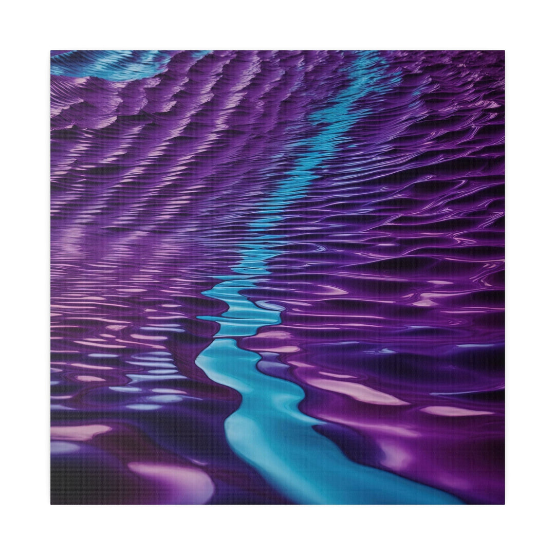 Amethyst Waves Illusion - Matte Canvas - Canvas - g(0D·IO) - 32" x 32" (Square) - 0.75'' -