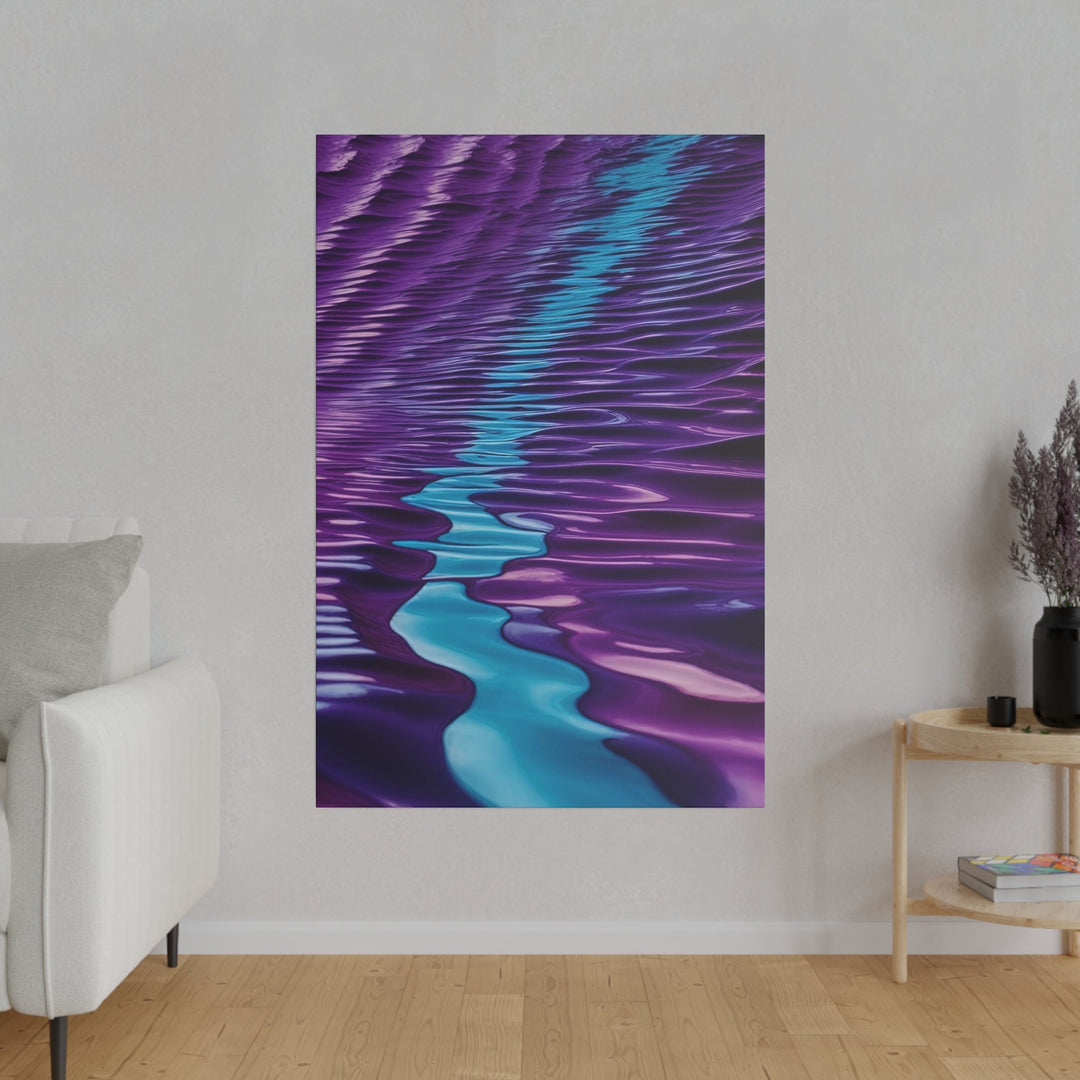 Amethyst Waves Illusion - Matte Canvas - Canvas - g(0D·IO) - 32" x 32" (Square) - 0.75'' -