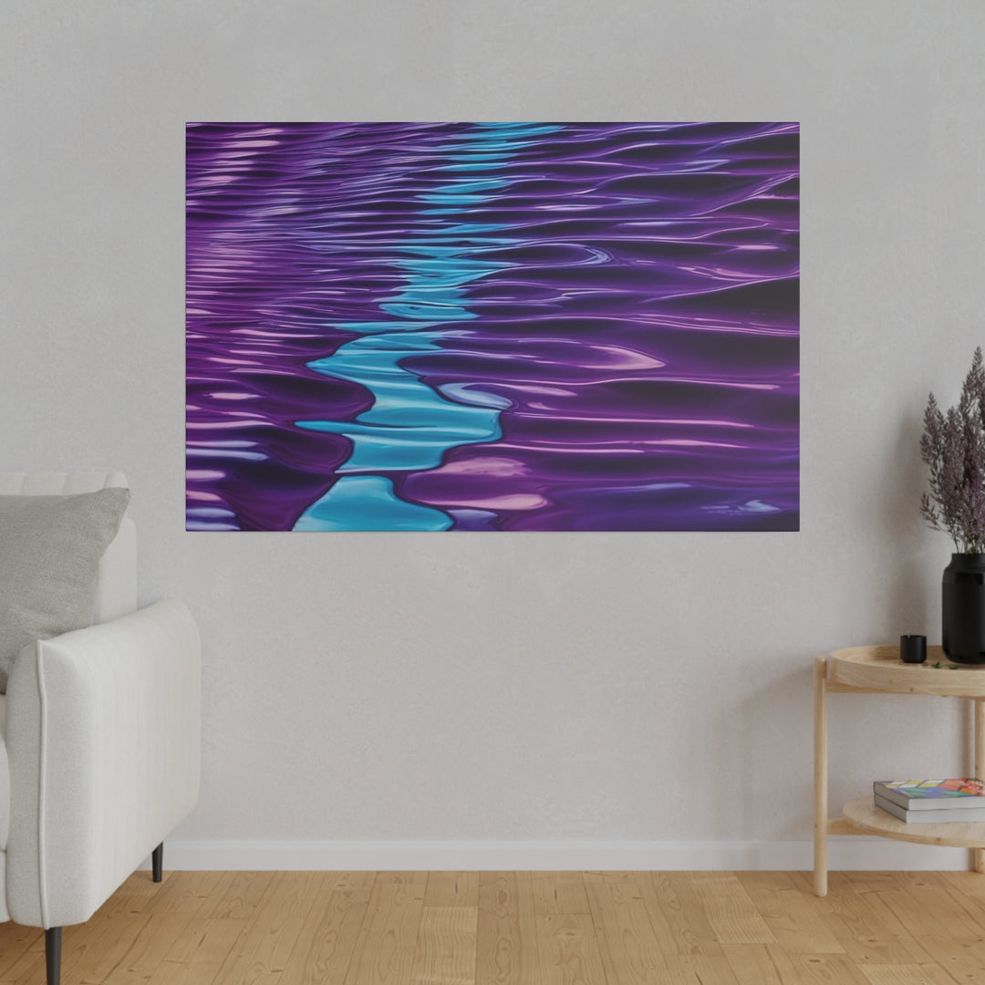 Amethyst Waves Illusion - Matte Canvas - Canvas - g(0D·IO) - 32" x 32" (Square) - 0.75'' -