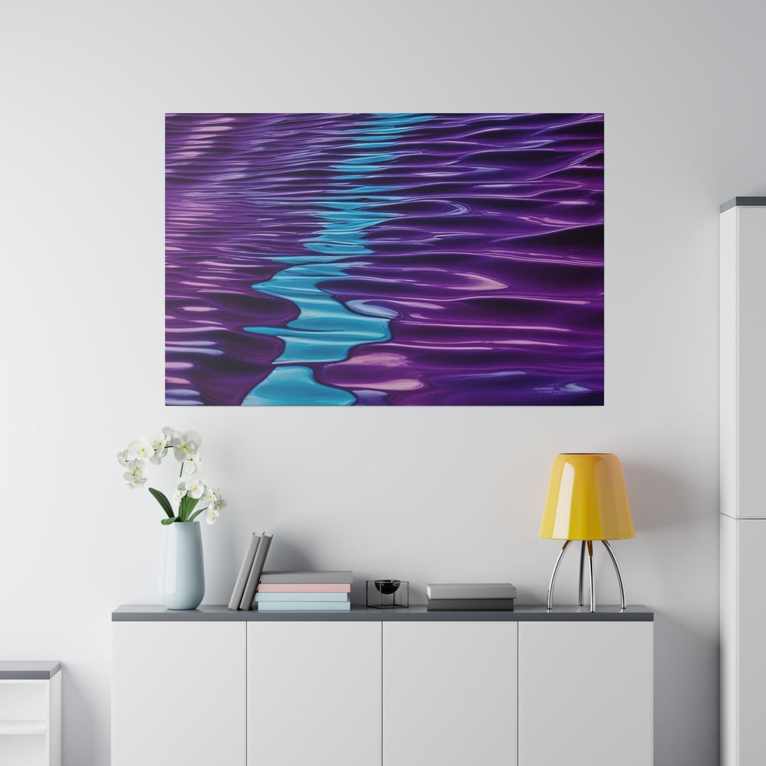 Amethyst Waves Illusion - Matte Canvas - Canvas - g(0D·IO) - 32" x 32" (Square) - 0.75'' -