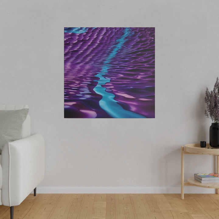 Amethyst Waves Illusion - Matte Canvas - Canvas - g(0D·IO) - 32" x 32" (Square) - 0.75'' -