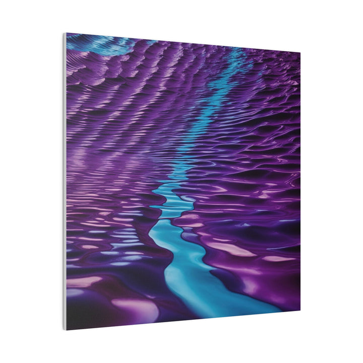 Amethyst Waves Illusion - Matte Canvas - Canvas - g(0D·IO) - 32" x 32" (Square) - 0.75'' -