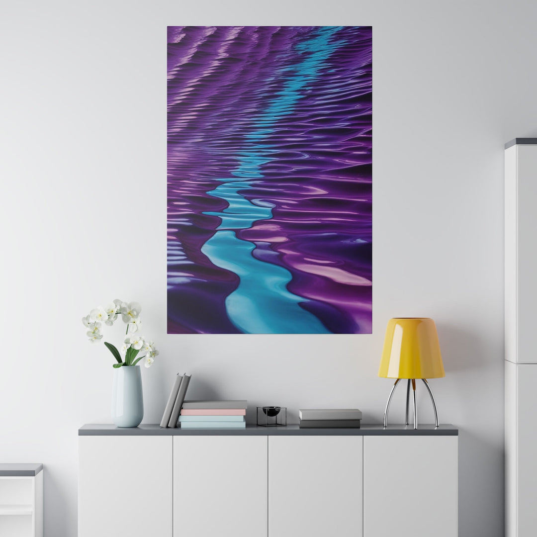 Amethyst Waves Illusion - Matte Canvas - Canvas - g(0D·IO) - 32" x 32" (Square) - 0.75'' -