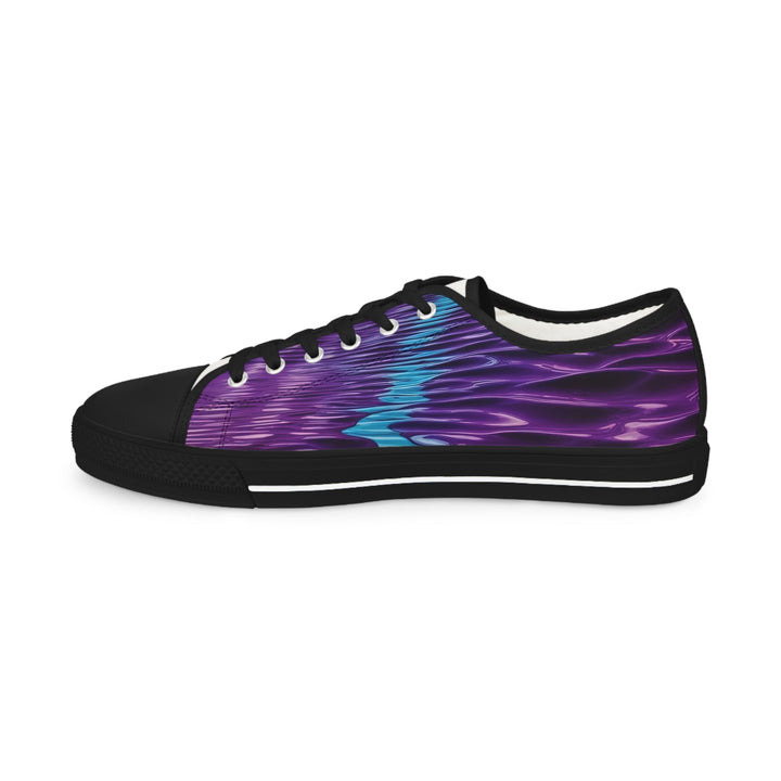 Amethyst Waves Illusion - Men's Lowtop Sneakers - Shoes - g(0D·IO) - US 5 - Black sole -