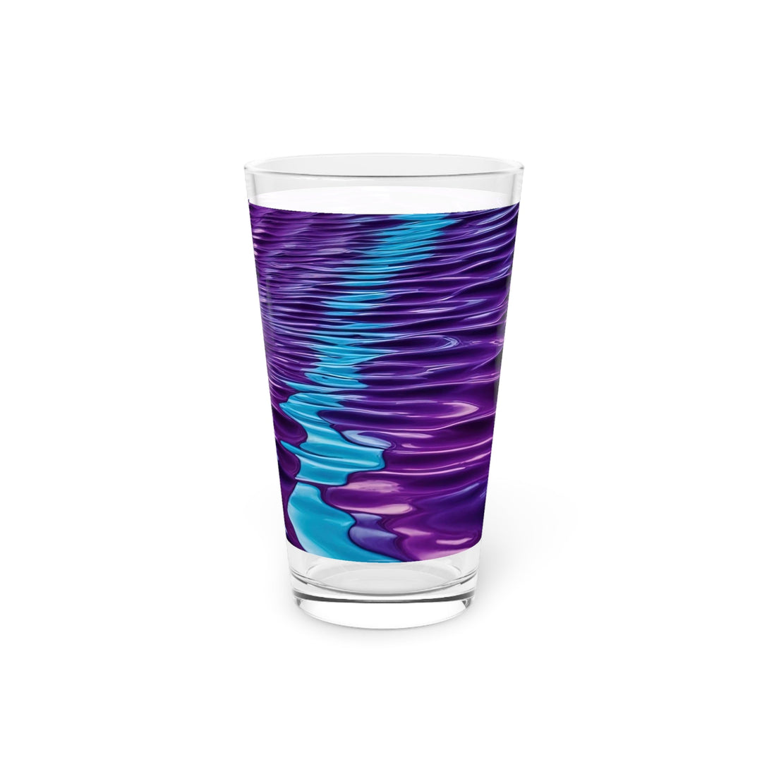 Amethyst Waves Illusion - Pint Glass - Mug - g(0D·IO) - 16oz - -