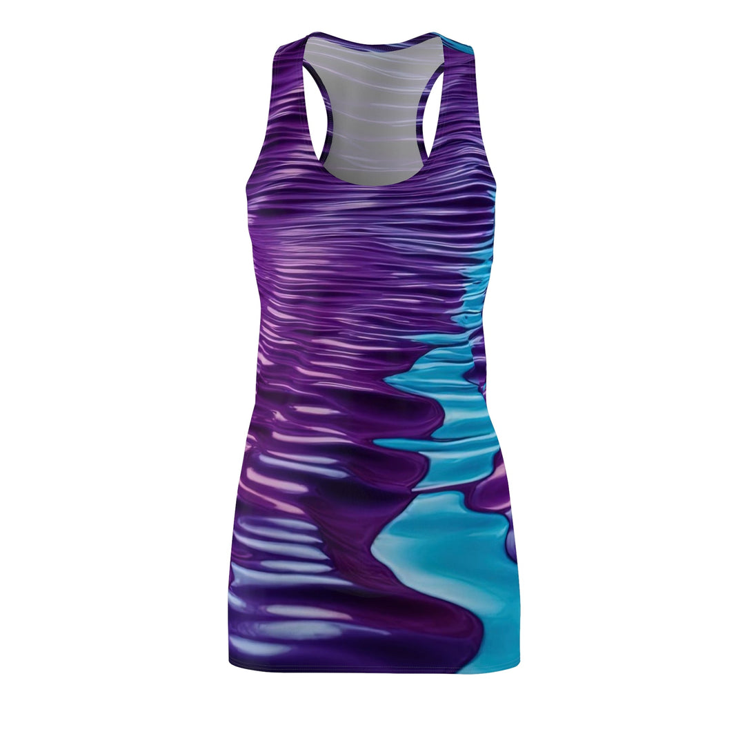 Amethyst Waves Illusion - Racerback Dress - All Over Prints - g(0D·IO) - XS - -