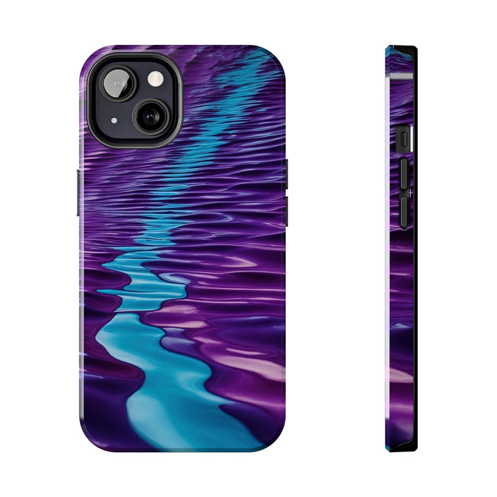 Amethyst Waves Illusion - Tough Phone Case - Phone Case - g(0D·IO) - iPhone 13 - -