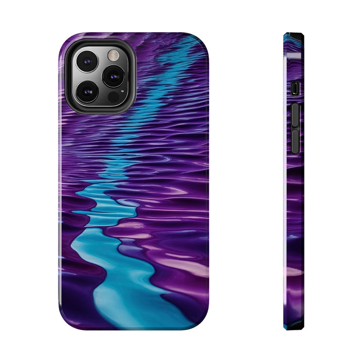 Amethyst Waves Illusion - Tough Phone Case - Phone Case - g(0D·IO) - iPhone 12 Pro - -