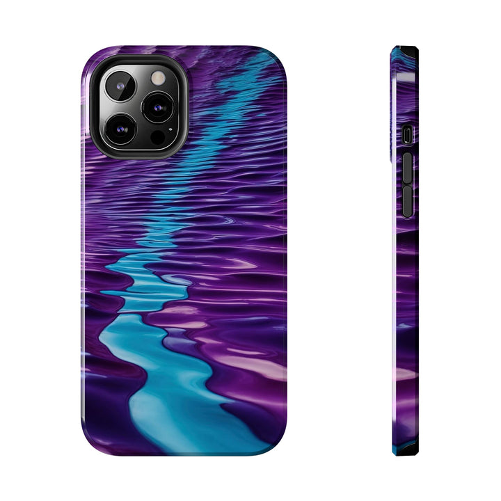 Amethyst Waves Illusion - Tough Phone Case - Phone Case - g(0D·IO) - iPhone 12 Pro Max - -