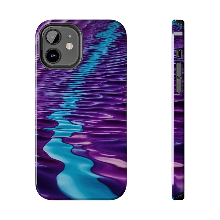 Amethyst Waves Illusion - Tough Phone Case - Phone Case - g(0D·IO) - iPhone 12 - -