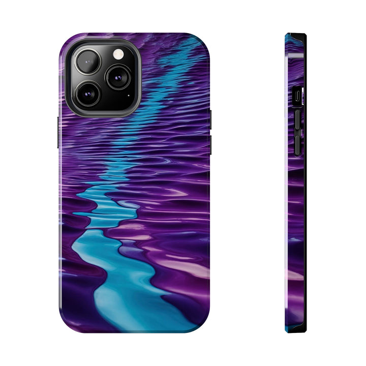 Amethyst Waves Illusion - Tough Phone Case - Phone Case - g(0D·IO) - iPhone 13 Pro Max - -