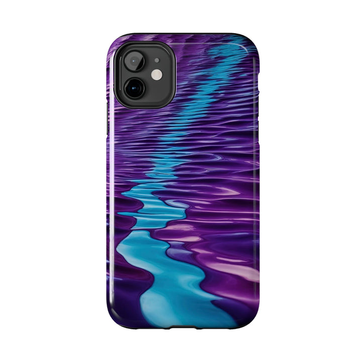 Amethyst Waves Illusion - Tough Phone Case - Phone Case - g(0D·IO) - iPhone 13 Mini - -