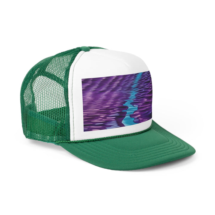 Amethyst Waves Illusion - Trucker Hat - Hats - g(0D·IO) - Pink - One size -