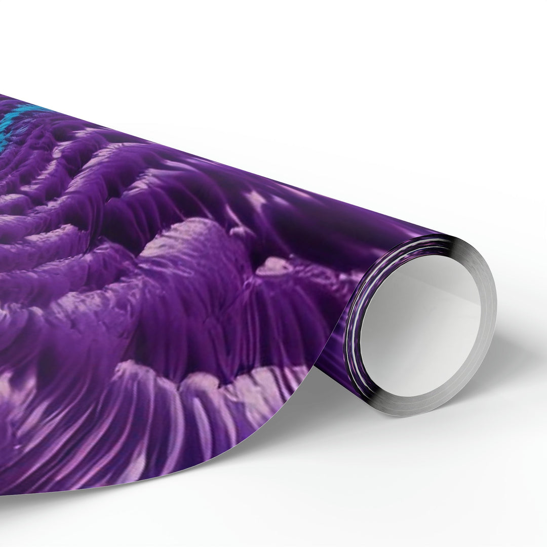Amethyst Waves Illusion - Wrapping Paper - Home Decor - g(0D·IO) - 30'' x 72'' - Matte -