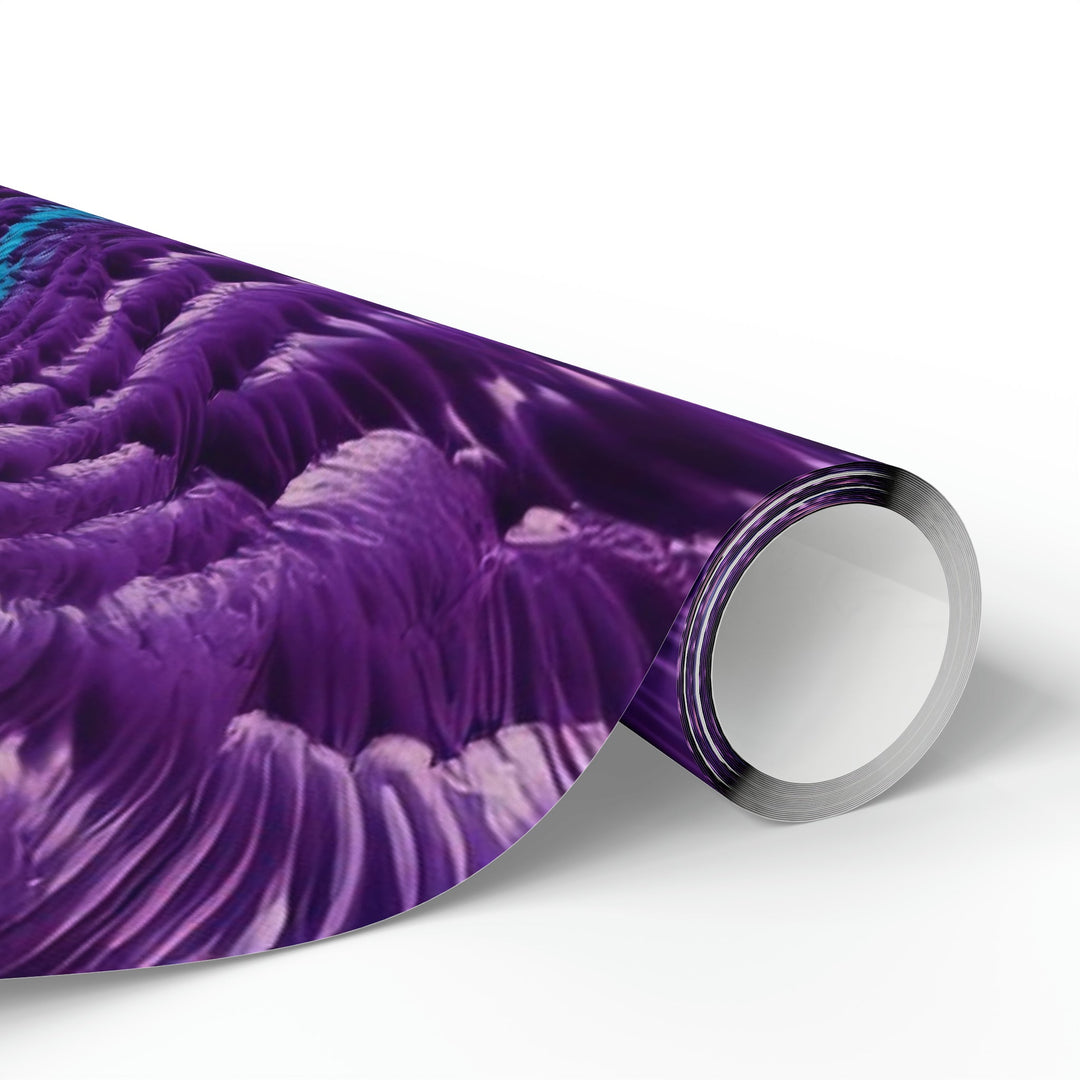 Amethyst Waves Illusion - Wrapping Paper - Home Decor - g(0D·IO) - 30'' x 72'' - Matte -