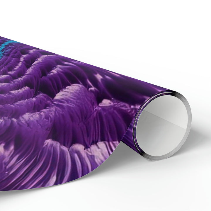 Amethyst Waves Illusion - Wrapping Paper - Home Decor - g(0D·IO) - 30'' x 72'' - Matte -