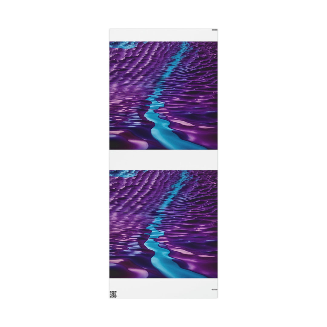Amethyst Waves Illusion - Wrapping Paper - Home Decor - g(0D·IO) - 30'' x 72'' - Matte -