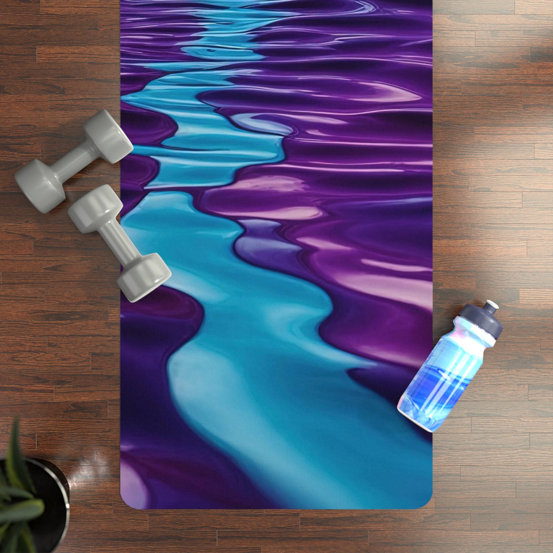 Amethyst Waves Illusion - Yoga Mat - Home Decor - g(0D·IO) - 24” x 68” - -