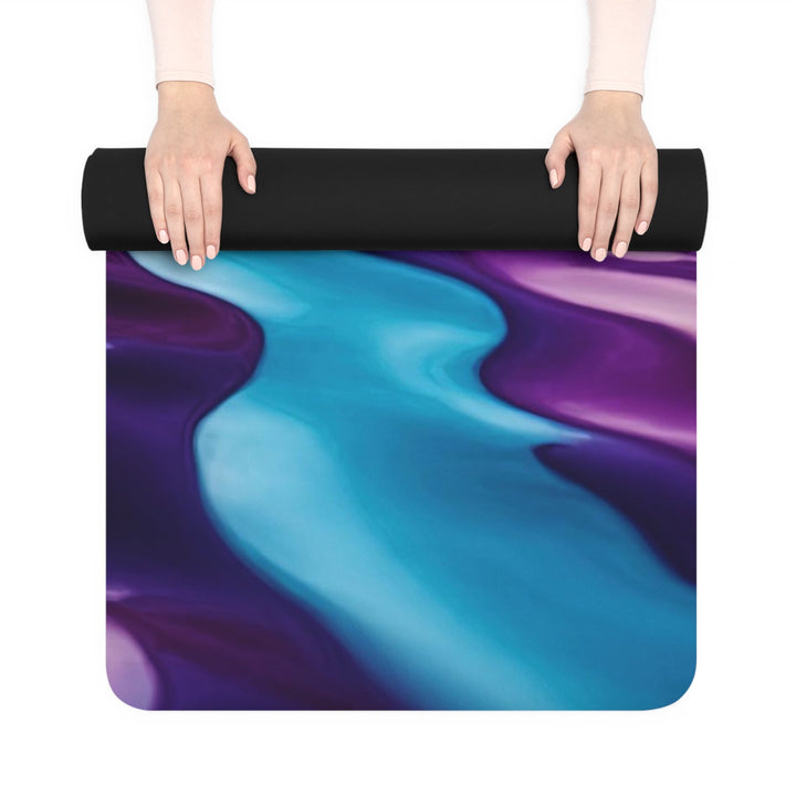 Amethyst Waves Illusion - Yoga Mat - Home Decor - g(0D·IO) - 24” x 68” - -